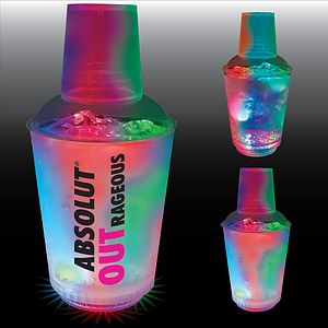 12oz 3-Light 3 Piece Plastic Cocktail Shaker