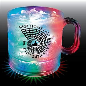 12oz 3-Light Plastic Coffee Mug with Handle