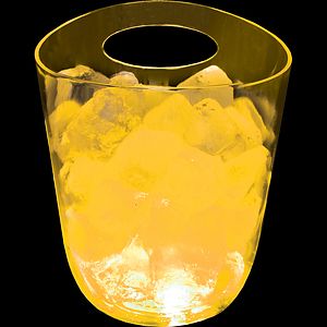 125oz Lites Up Plastic Champagne Ice Bucket with Handle
