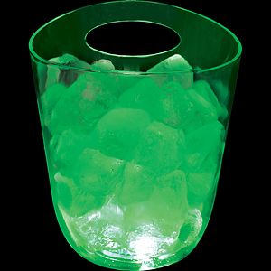 125oz Lites Up Plastic Champagne Ice Bucket with Handle