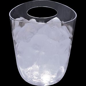 125oz Lites Up Plastic Champagne Ice Bucket with Handle