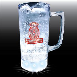 12oz 5-Light Plastic Beer Mug with Handle