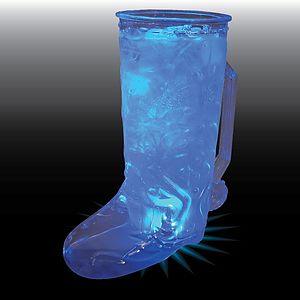 20oz Single Light Western Themed Plastic Cowboy Boot Mug with Handle
