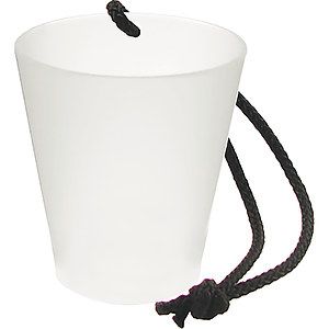 1.5oz Plastic Bottle Neck Hanging Sidecar Shot Glass with Black Rope