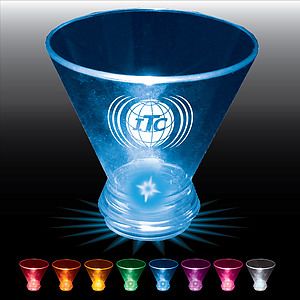 3oz Light Up Plastic Tapered Wine Sampler