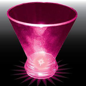 3oz Light Up Plastic Tapered Wine Sampler