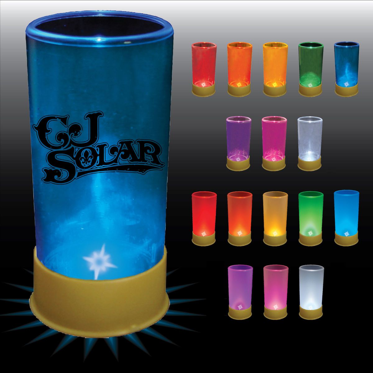 1.5oz Light Up Plastic Shot Gun Shell Style Shooter Shot Glass