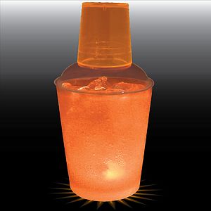 12oz Single Light 3 Piece Plastic Cocktail Shaker