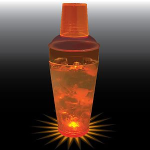 20oz Single Light 3 Piece Plastic Cocktail Shaker