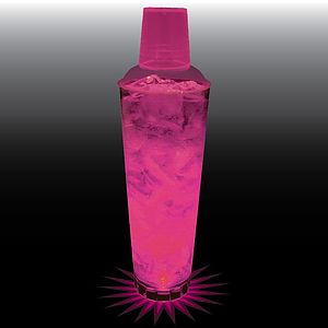 24oz Single Light 3 Piece Large Volume Plastic Cocktail Shaker