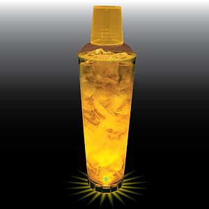 24oz Single Light 3 Piece Large Volume Plastic Cocktail Shaker