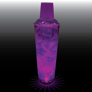24oz Single Light 3 Piece Large Volume Plastic Cocktail Shaker