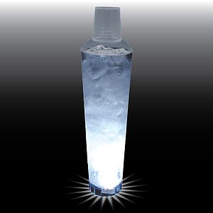 32oz Single Light 3 Piece Large Volume Plastic Cocktail Shaker
