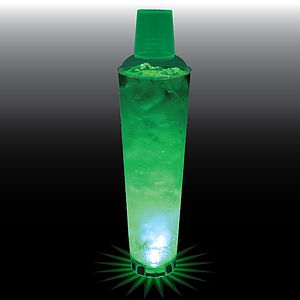32oz Single Light 3 Piece Large Volume Plastic Cocktail Shaker