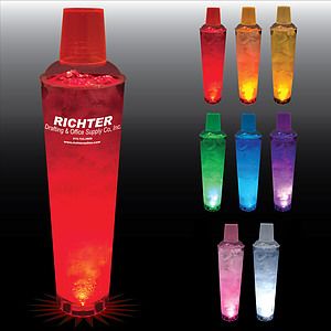 32oz Single Light 3 Piece Large Volume Plastic Cocktail Shaker