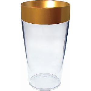 20oz Sports Themed Colored Rim Cup