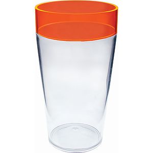 20oz Sports Themed Colored Rim Cup