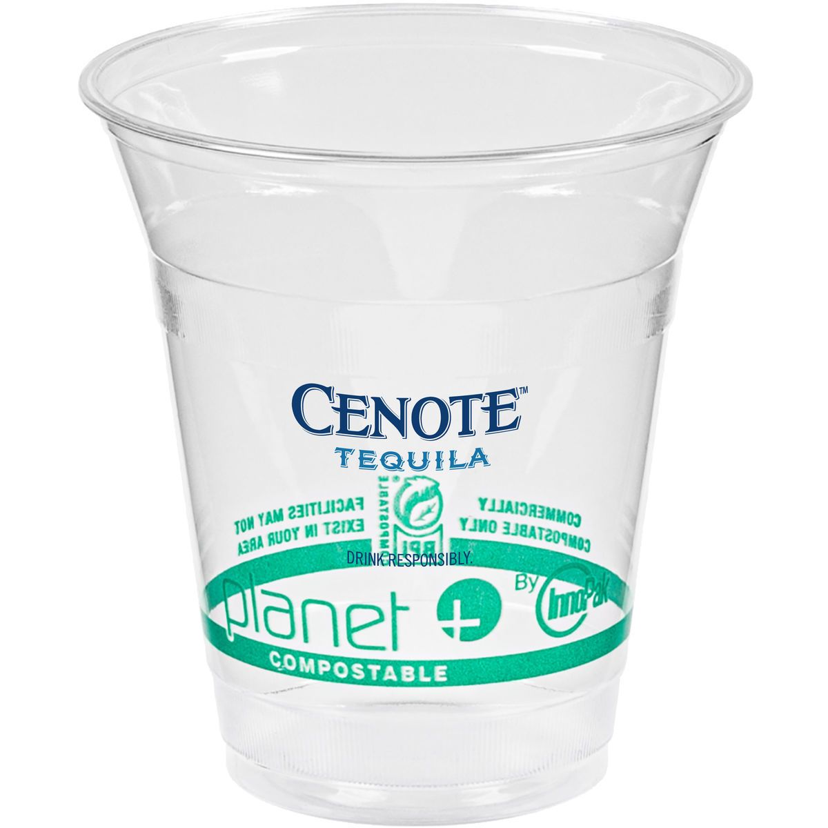 12oz Compostable PLA Cup - Eco Branded