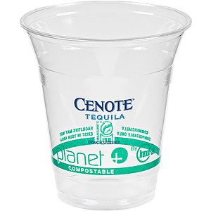 12oz Compostable PLA Cup - Eco Branded