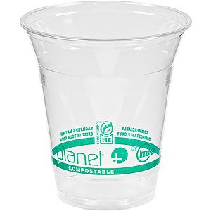 12oz Compostable PLA Cup - Eco Branded