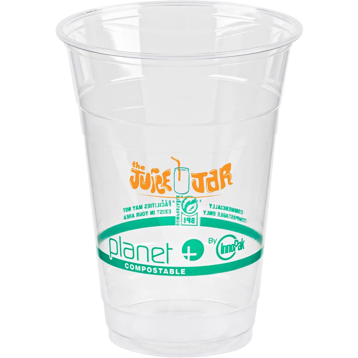 16oz Compostable PLA Cup - Eco Branded