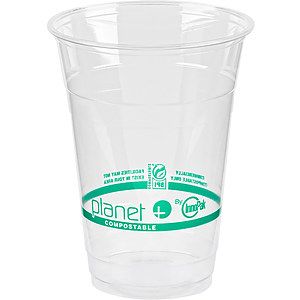 16oz Compostable PLA Cup - Eco Branded