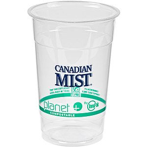 20oz Compostable PLA Cup - Eco Branded