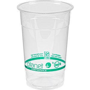 20oz Compostable PLA Cup - Eco Branded