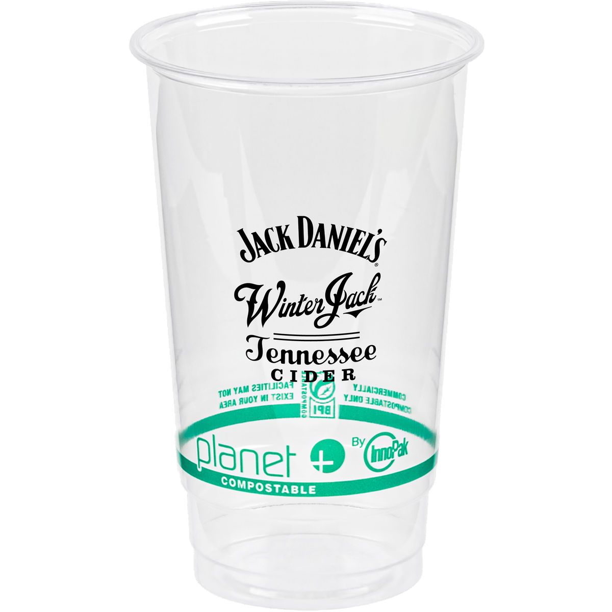 24oz Compostable PLA Cup - Eco Branded