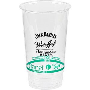 24oz Compostable PLA Cup - Eco Branded