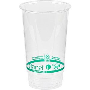 24oz Compostable PLA Cup - Eco Branded