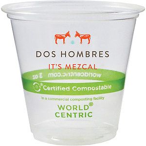 3oz Compostable PLA Sampling Cup - Eco Branded