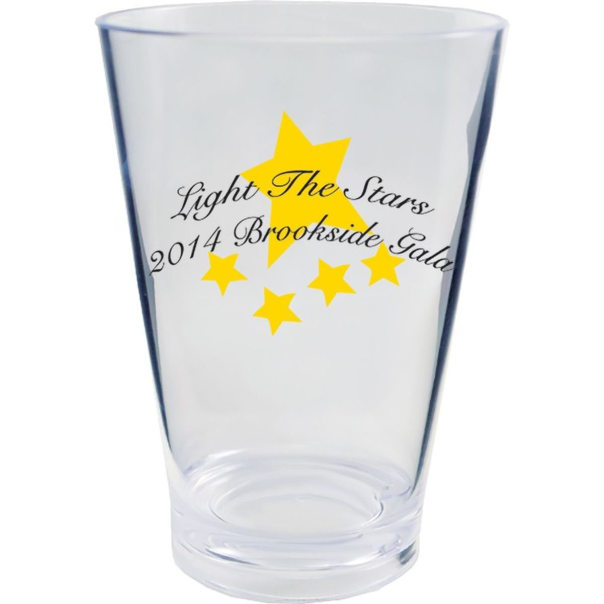14oz Plastic Tapered Rocks Cup