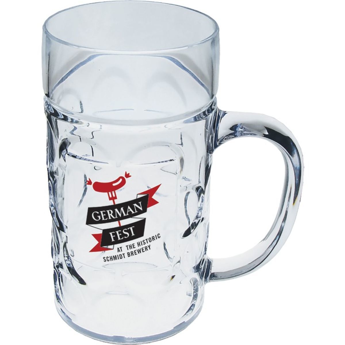 1/2 Liter Plastic German Style Oktoberfest Beer Mug with Handle