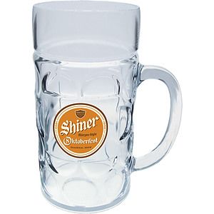 1 Liter Plastic German Style Oktoberfest Beer Mug with Handle