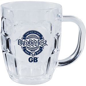 8oz Plastic German Style Dimple Mug with Handle