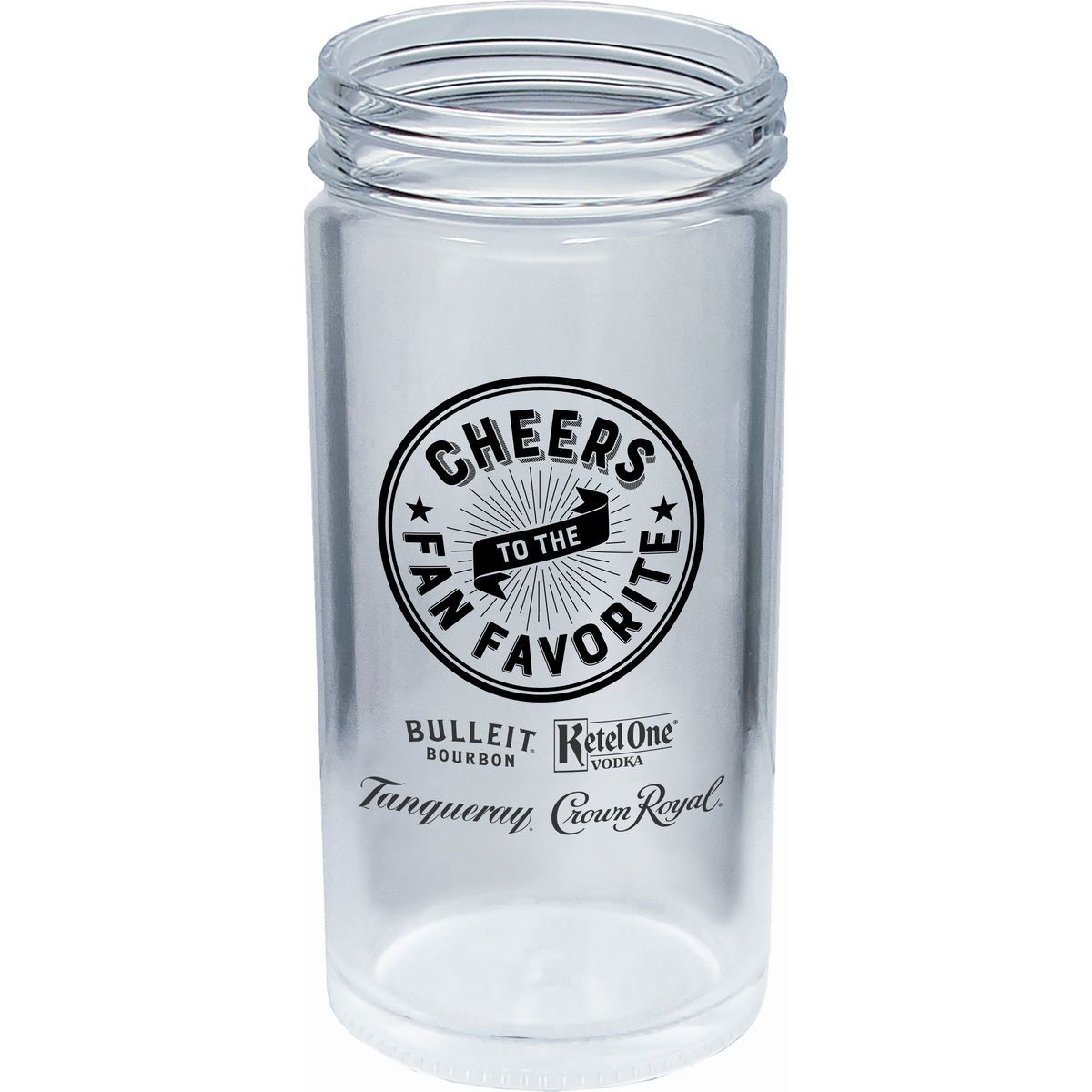 10oz Acrylic Mason Jar Cup