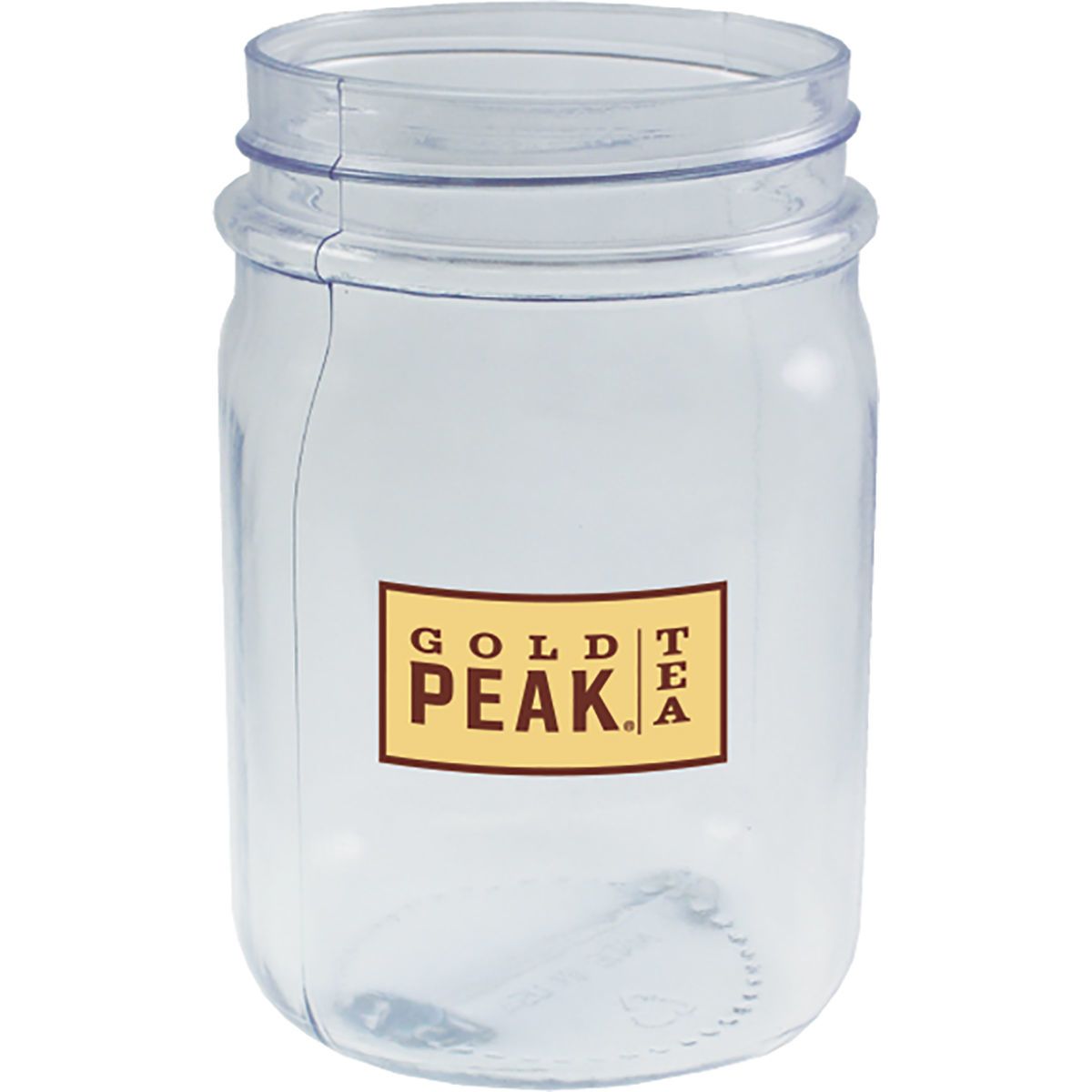 12oz 16oz Break Resistant Square PVC Mason Jar