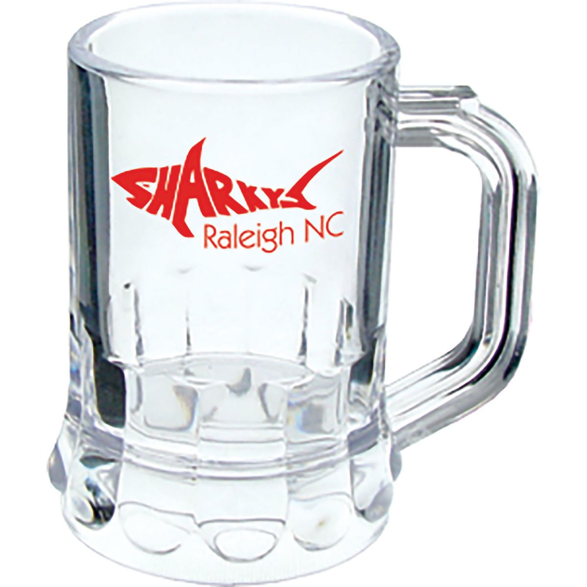1.25oz Plastic Fluted Mini Mug with Handle