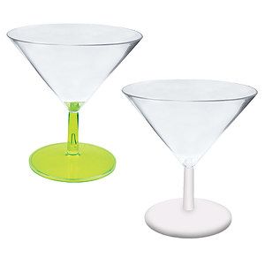 3oz Plastic Mini Stemmed Martini Glass CLOSE OUT