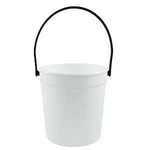 32oz Plastic Rum Bucket with Mix and Match Color Handle