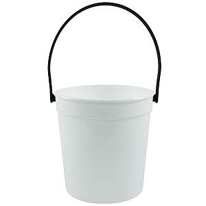 32oz Plastic Rum Bucket with Mix and Match Color Handle