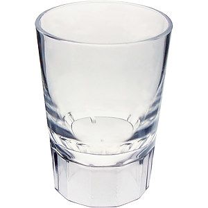 2oz Premium Plastic Fluted Shot Glass