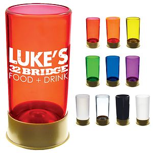 1.5oz Plastic Shot Gun Shell Style Shooter Shot Glass