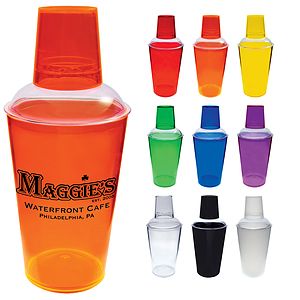 16oz 3 Piece Plastic Cocktail Shaker