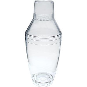 8oz 3 Piece Martini Top Plastic Cocktail Shaker