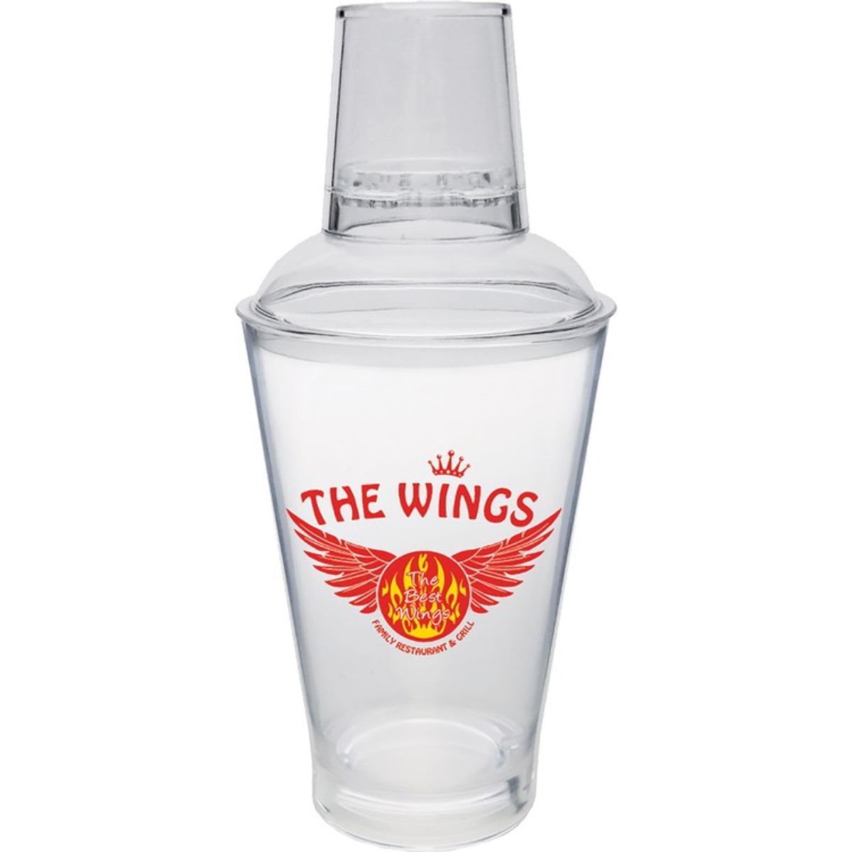 14oz 3 Piece Plastic Cocktail Shaker