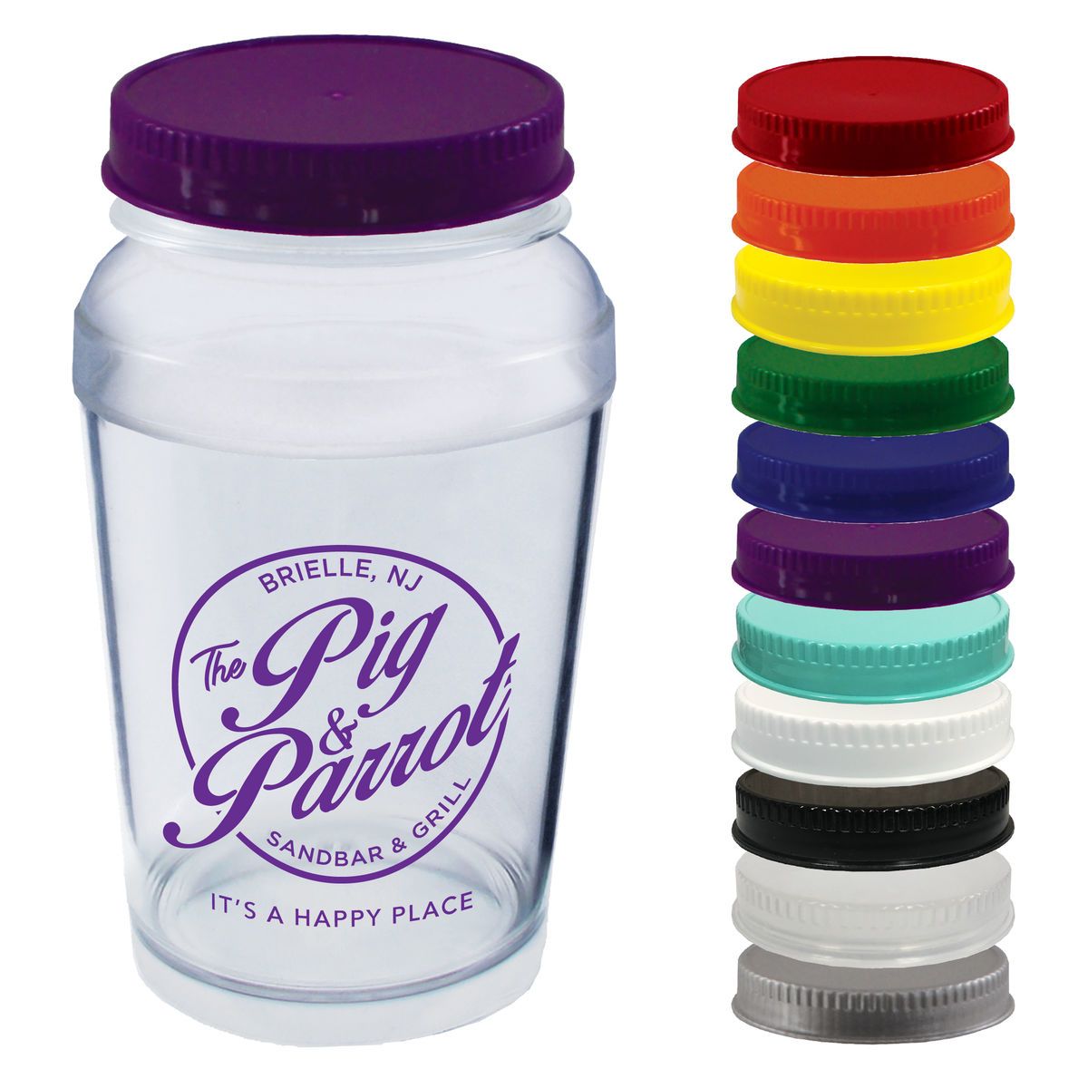 12oz Plastic 2Go Bottle