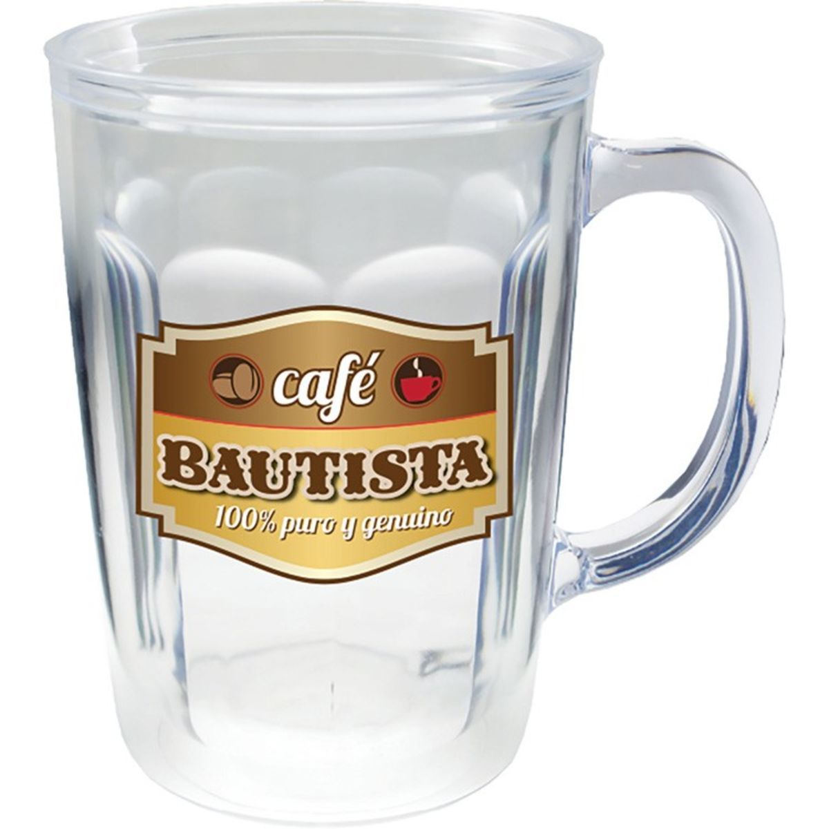 14oz Thermal Dual Walled Mug - Custom Decal