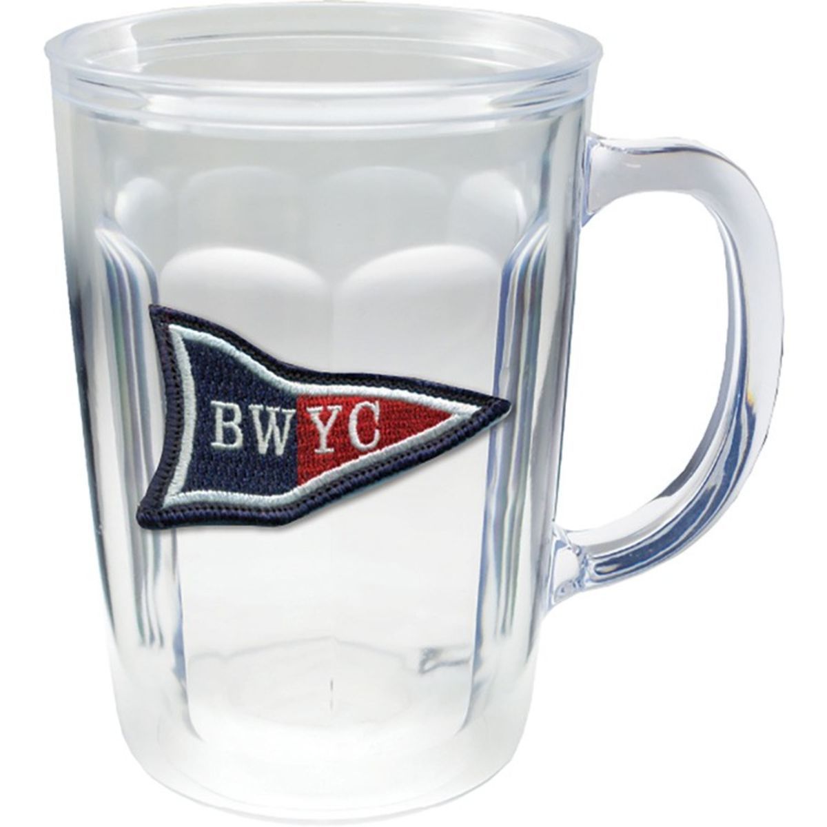 14oz Thermal Dual Walled Mug - Embroidered Emblem
